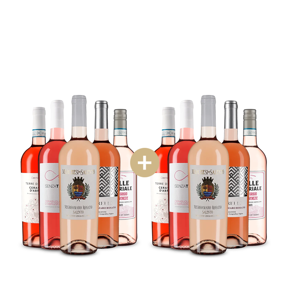 5+5 Italských růžových vín