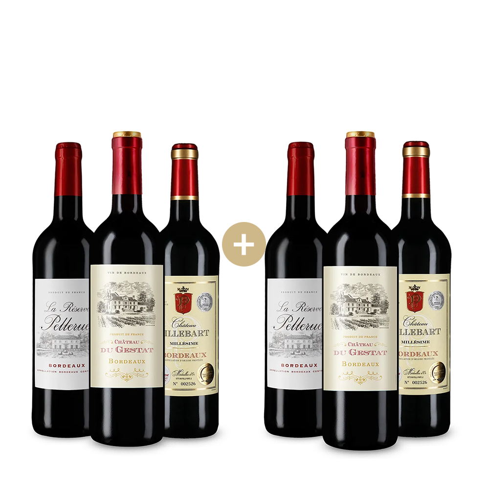 3+3 Doporučená vína z Bordeaux