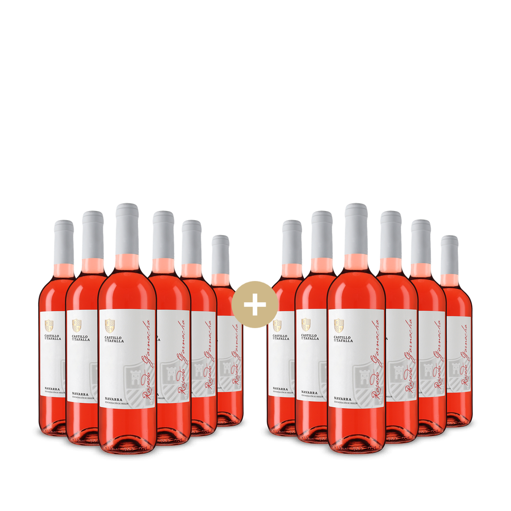 6+6 lahví Castillo De Tafalla Garnacha Rosado 2025