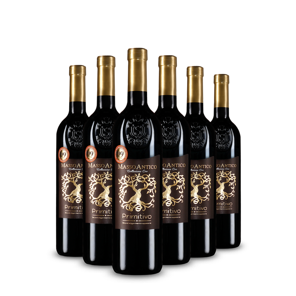 6 lahví Primitivo Appassite Collezione Oro 2025