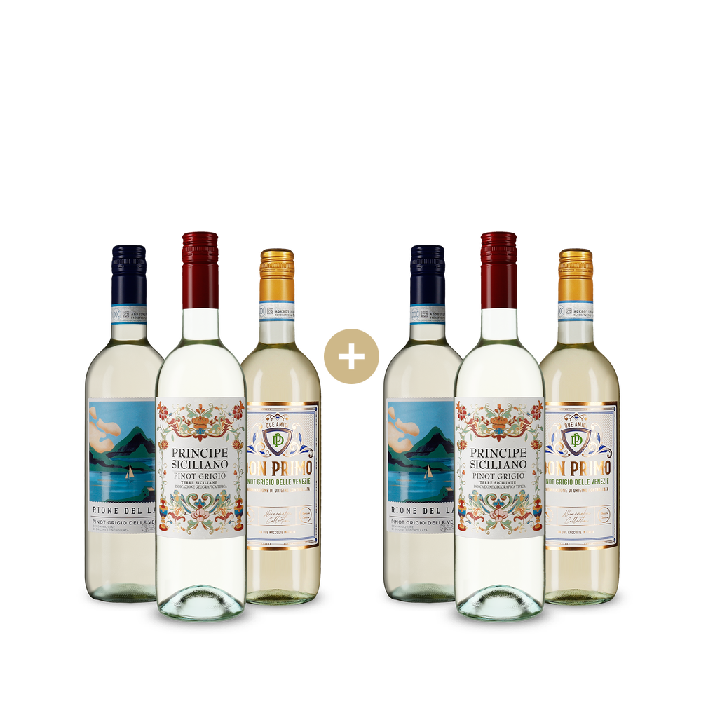 3+3 lahve Pinotu Grigio: Lehké letní potěšení