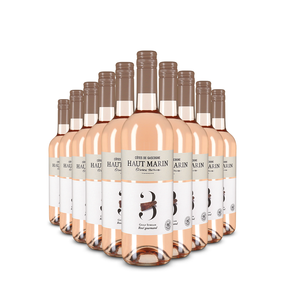 10x Côtes de Gascogne Rosé N°3 Gulf Stream 2025