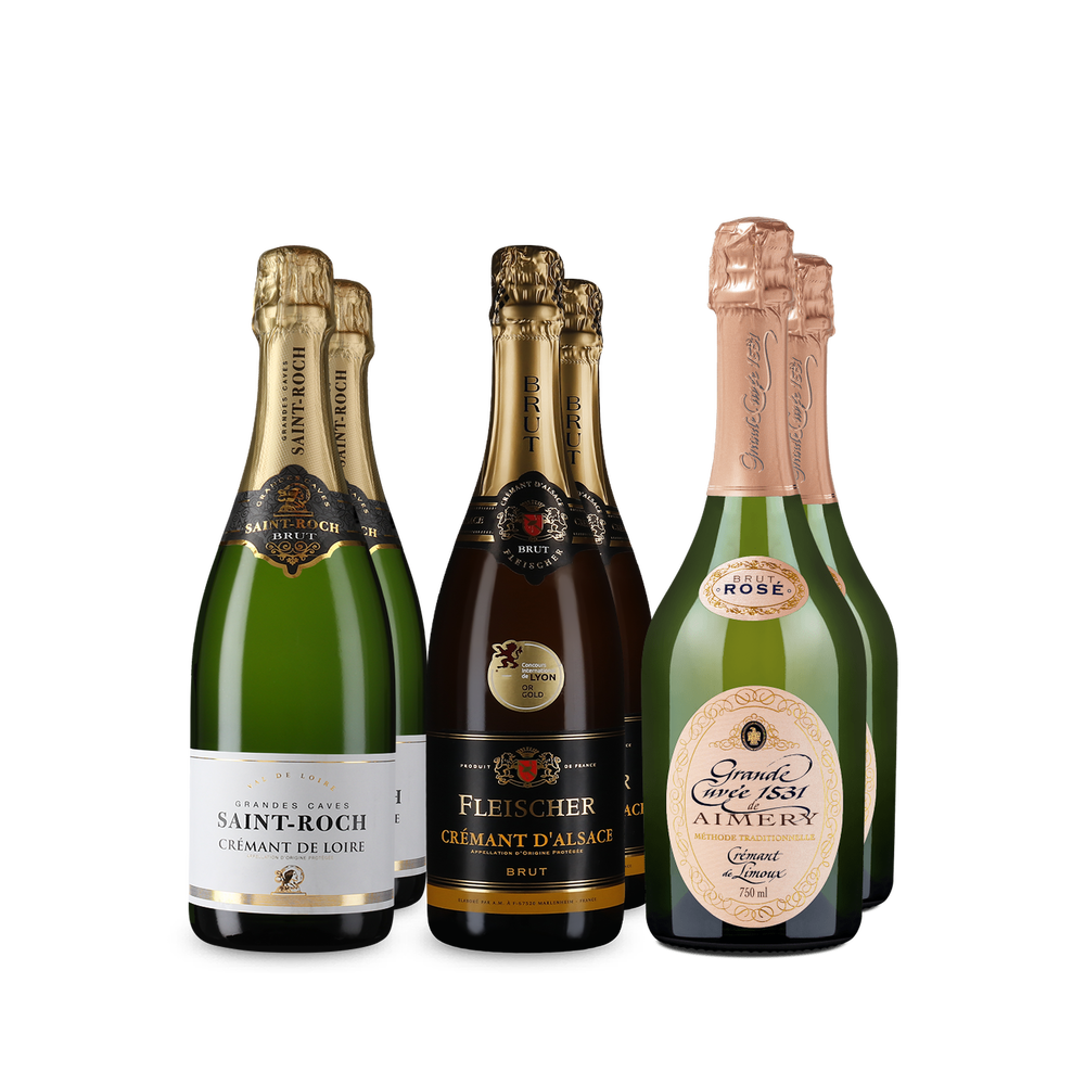 3x2 Crémant z předních francouzských regionů
