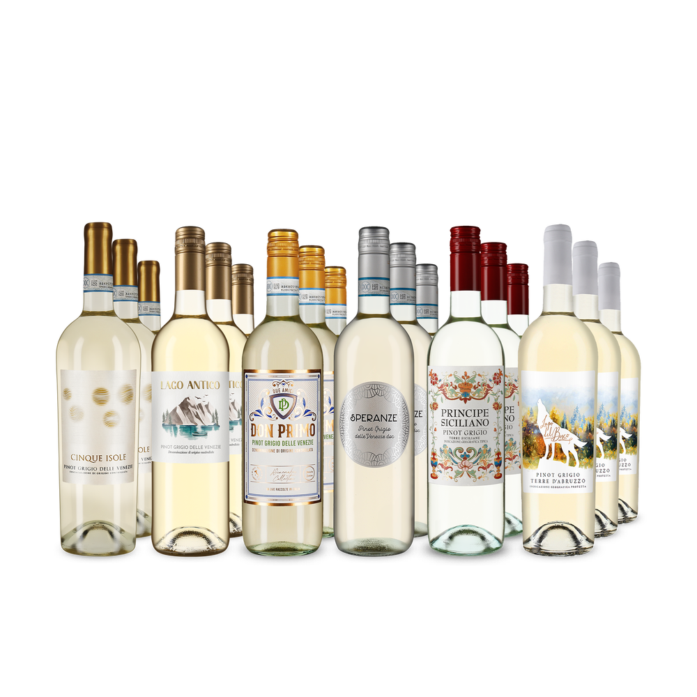6x3 Letní trháky Pinot Grigio v balení XXL