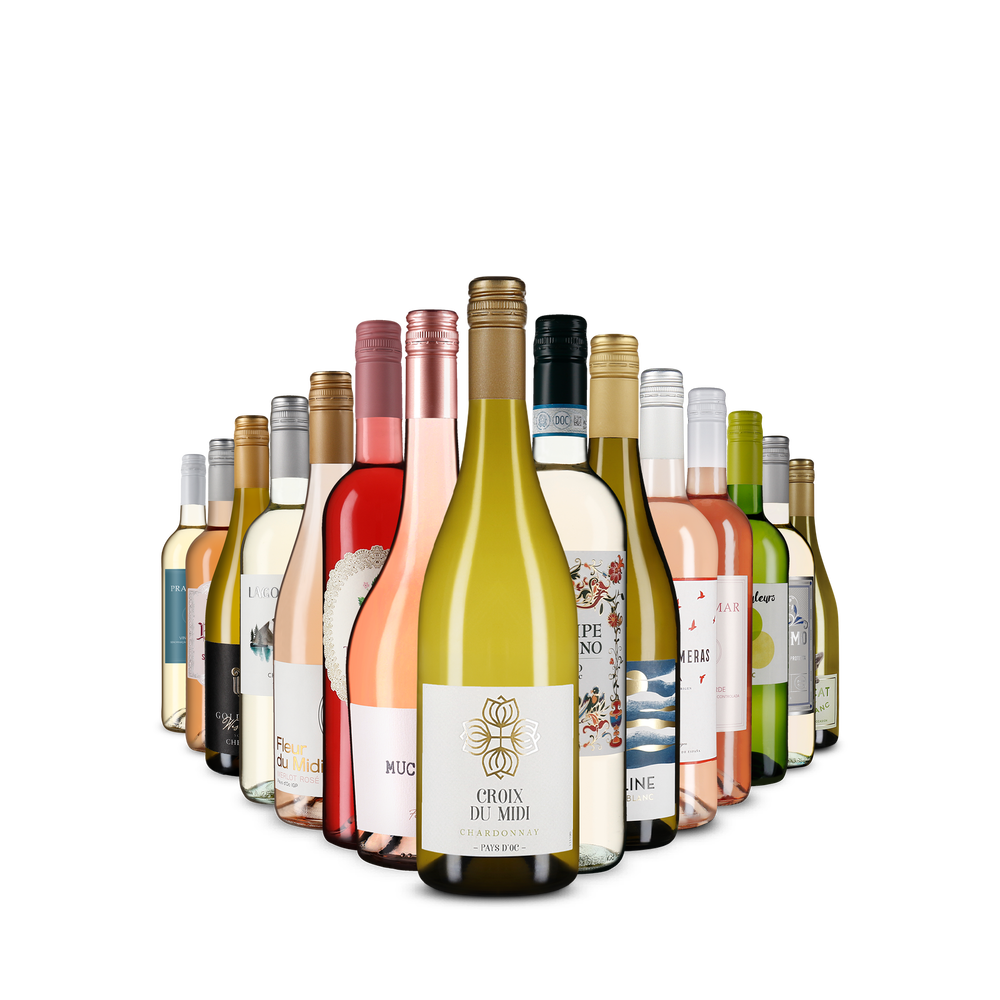 15x1 Pestrost bílých vín a rosé: Naši favoriti