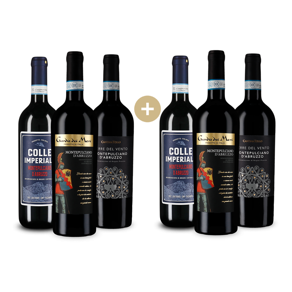3+3 zdarma: Montepulciano d'Abruzzo: Vybrané klasiky