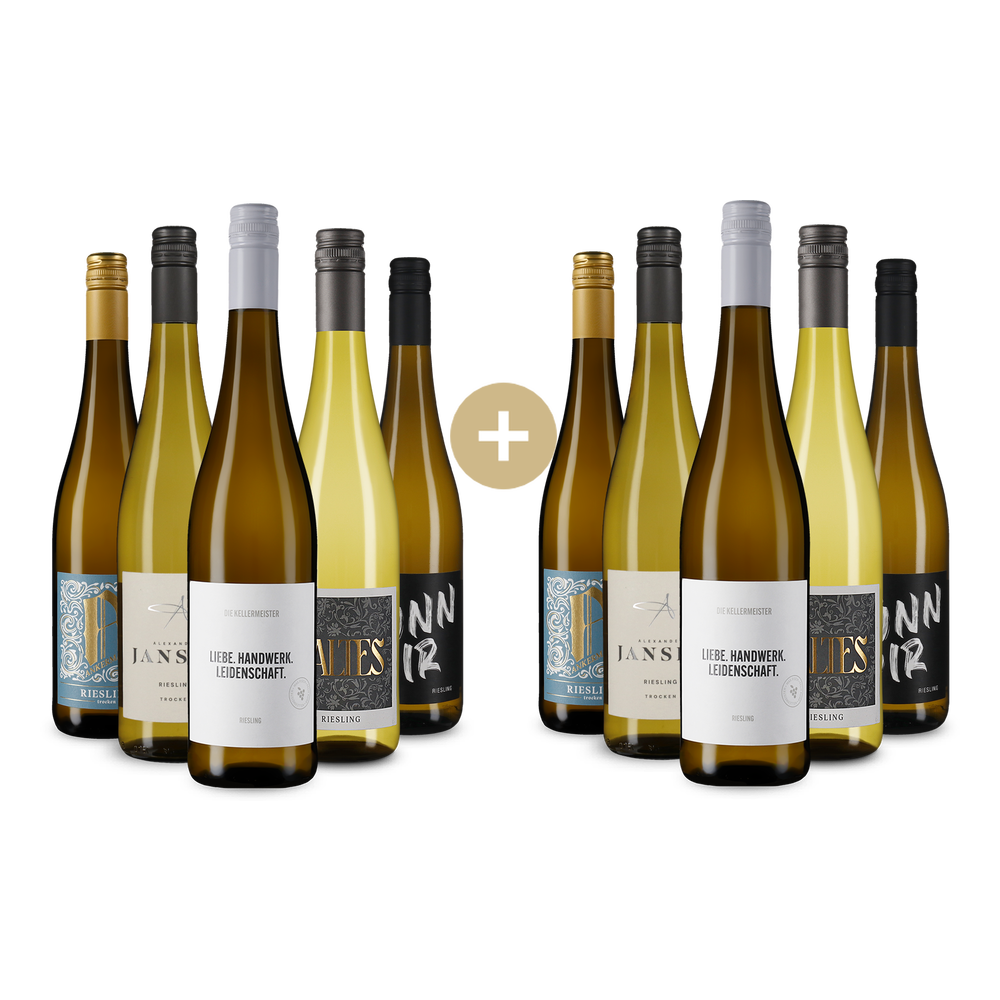 5+5 zdarma: Oblíbené Rieslingy ve zvýhodněném balení