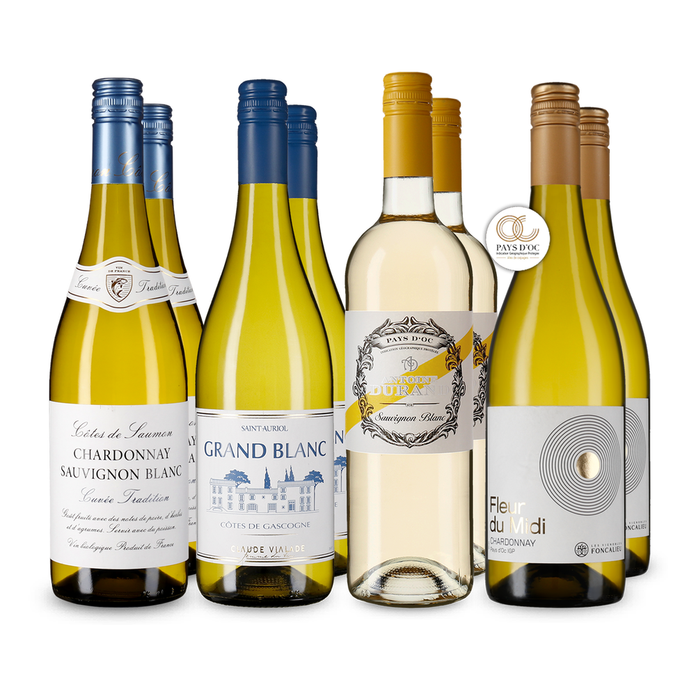 4x2 Bílá vína z Francie: Savoir-vivre ve sklenici