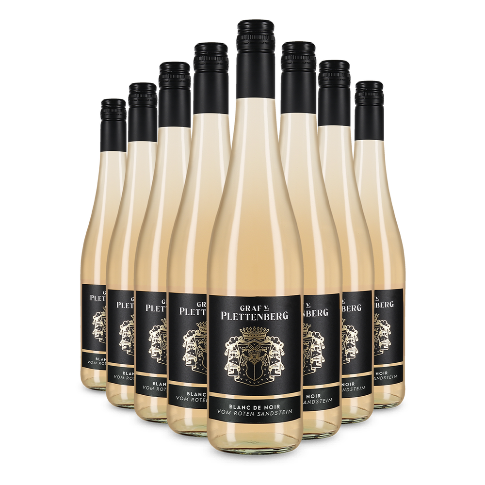 8x Graf Plettenberg Blanc de Noir vom roten Sandstein 2025