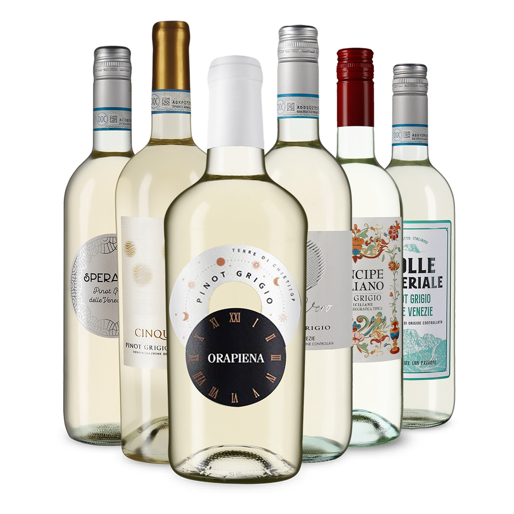6x1 Pinot Grigio: Objevte italskou rozmanitost