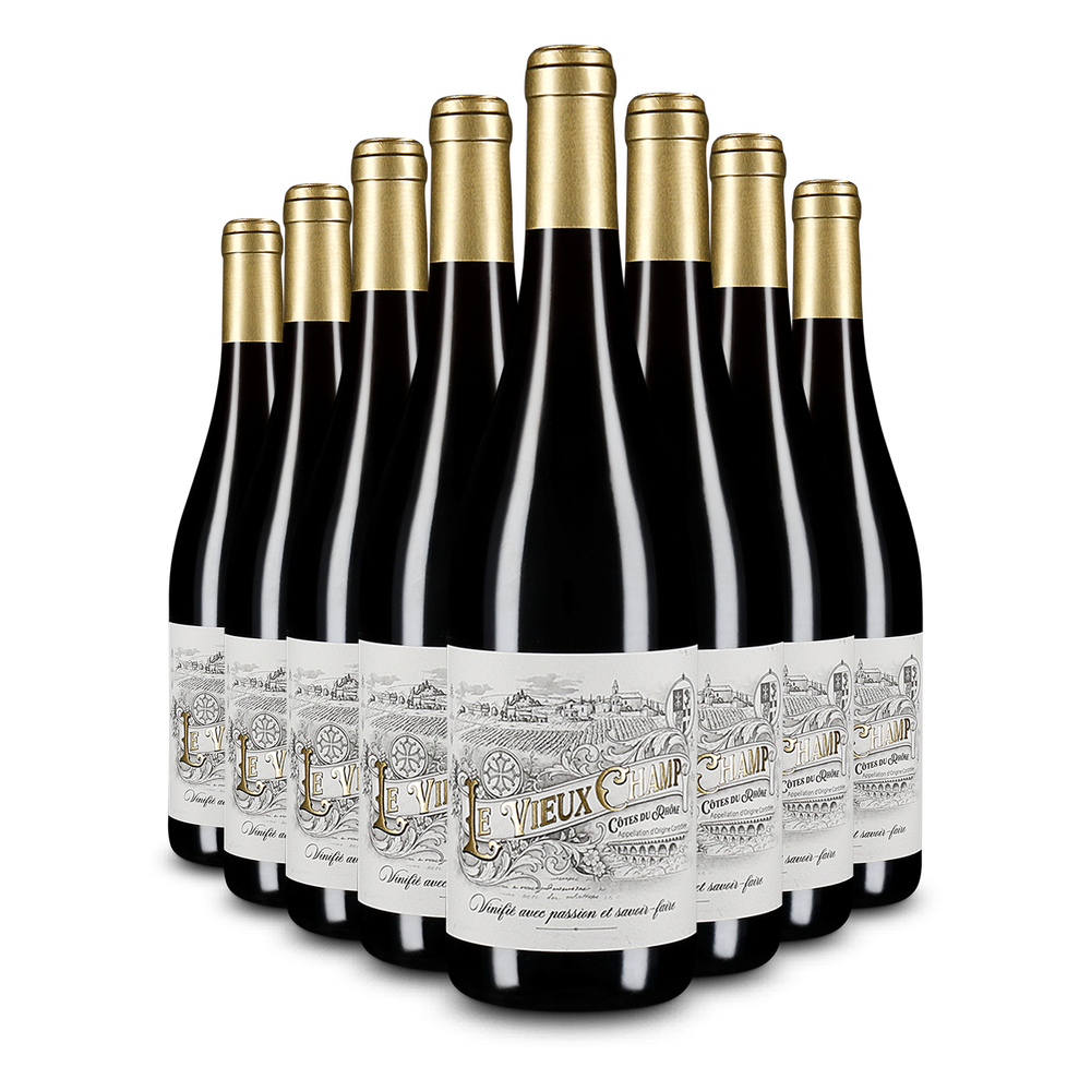 8x Côtes du Rhône 2025