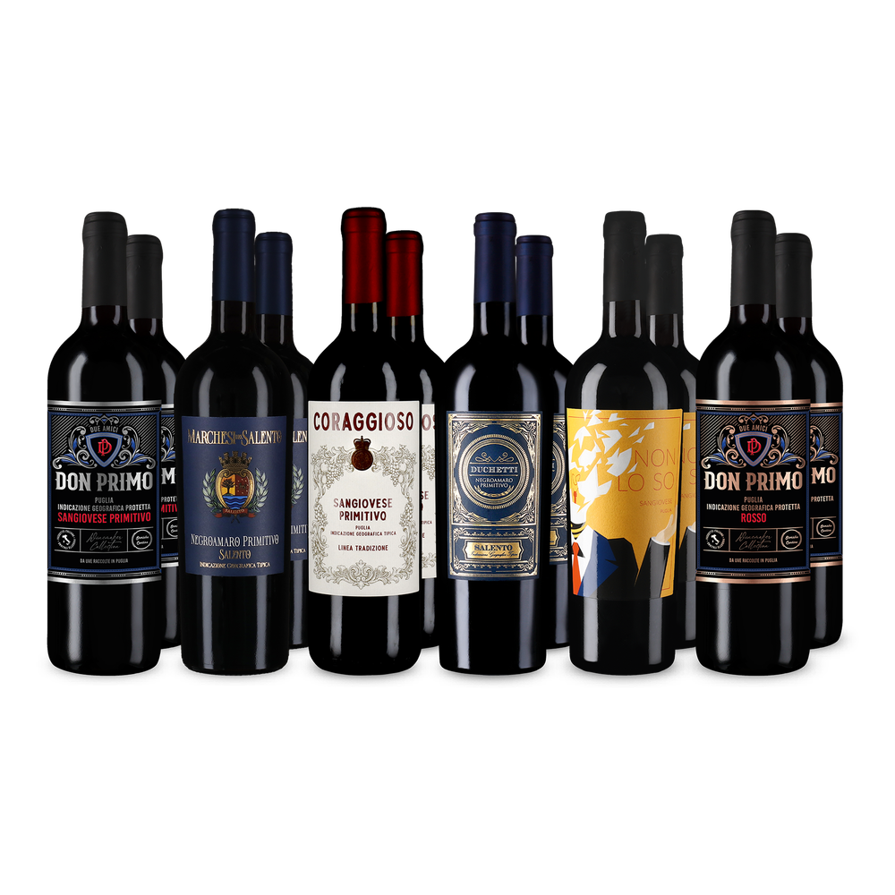 6x2 Primitivo & další: Náš výběr z Apulie