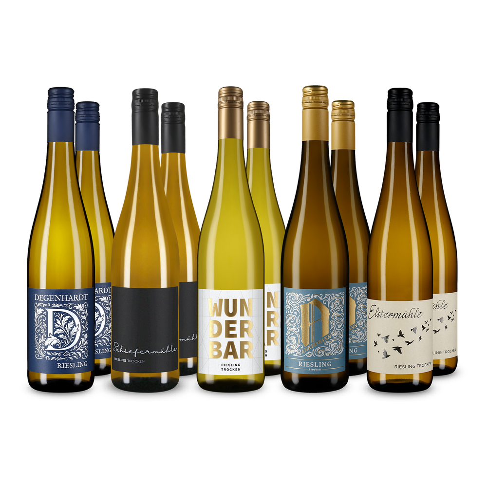 5x2 německé Rieslingy: špičková kvalita za seznamovací cenu