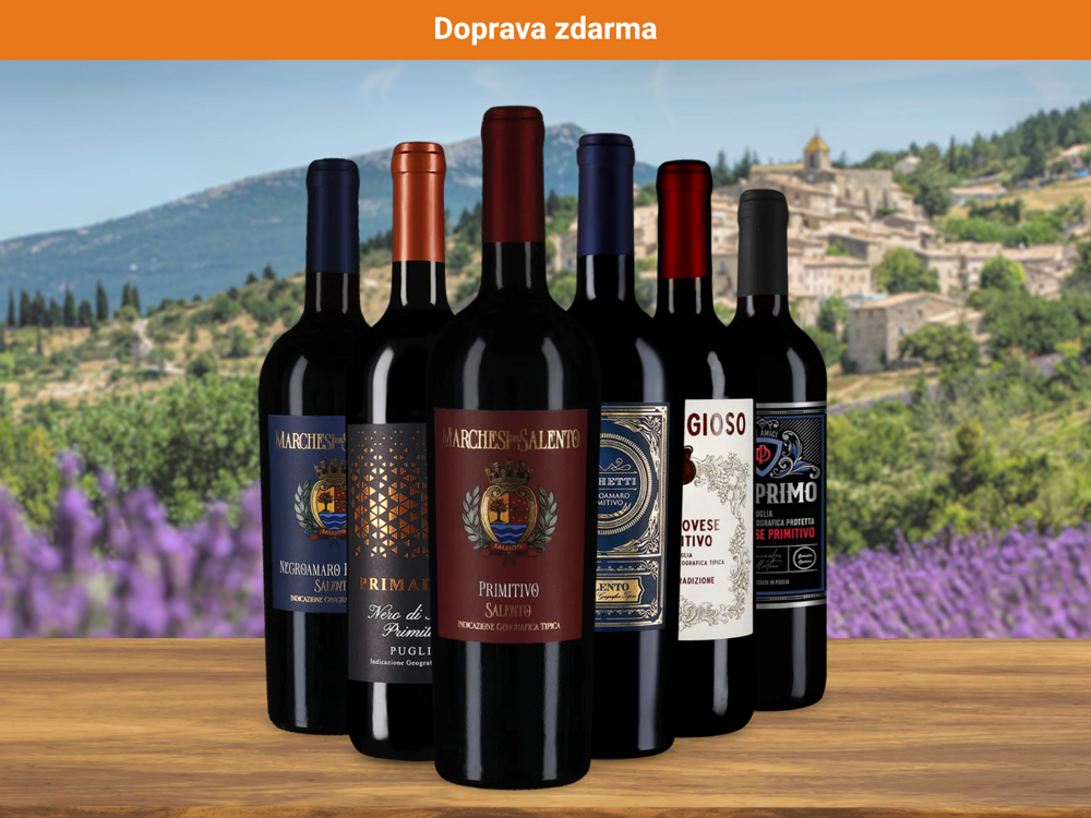 6x1 Primitivo: italiánský požitek za výhodnou cenu